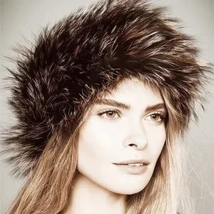 Genuine Fur Finnish Raccoon Head Band Real Finn Raccoon Fur Headband, Fur Headband, Fur Scarf, Fur  main image 4